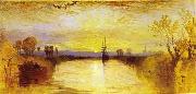 Chichester Canal vivid colours may have been influenced by the eruption of Mount Tambora in 1815. Joseph Mallord William Turner